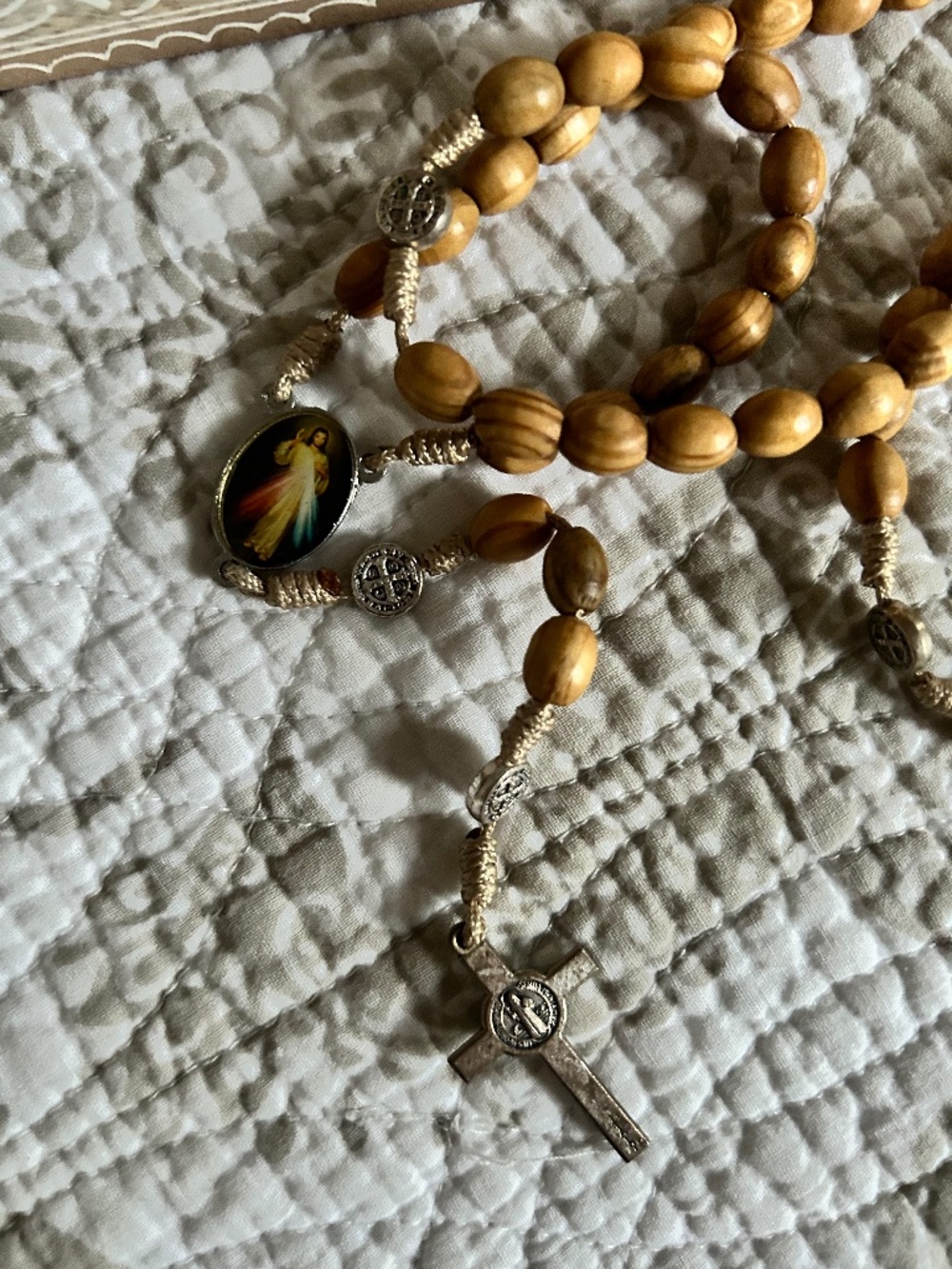 Wooden beaded Rosary